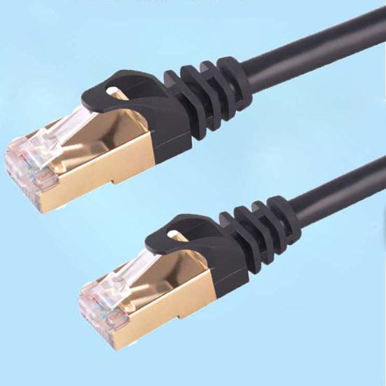 Lan Ethernet Cable Sturdy Fast Transfer Rate Wide Compatibility Lan Ethernet Cable RJ45 Cat8 10Gbps Lan Cable Network Cord Office Use