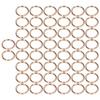 50Pcs Metal Rings 15x3mm Iron Material Sturdy Durable Multifunctional Exquisite O Rings MetalGold