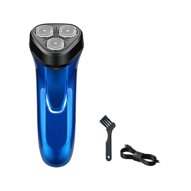 Men Pocket Sized Electric Shaver with Recharging Face Hair Trimmer Plastic Texture Perfect for Business Trips and Gym