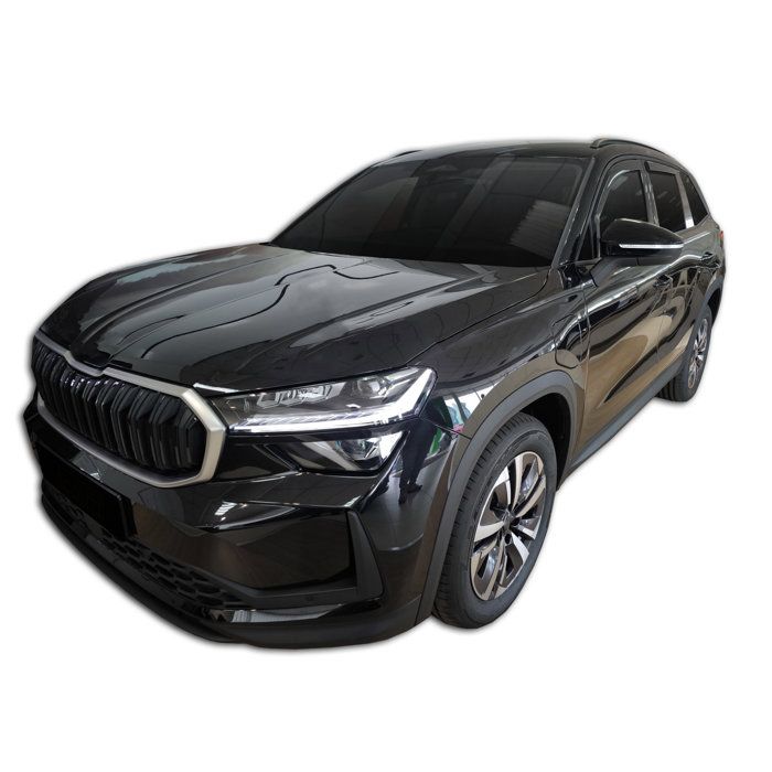 Air Deflectors - Skoda Kodiaq 2 (since 2024) - Aerodynamic - Black Tinted - Easy Assembly