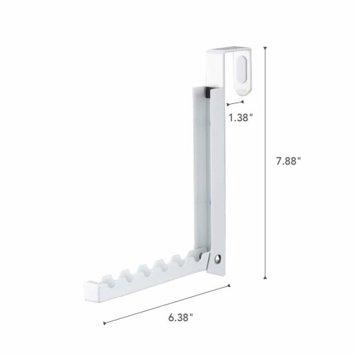 Yamazaki Folding Door Hanger Smart, White, 2 X 7 - 20.5 X 20 Cm, 7161