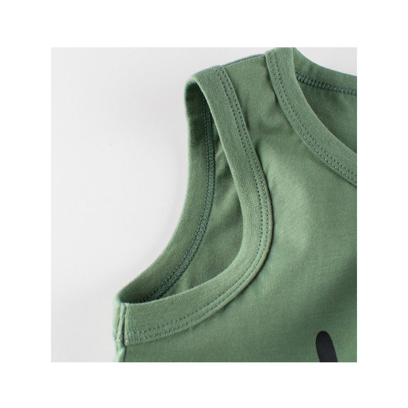 27Kids Children's Clothing Kids I-Shaped Vest Sleeveless for Boy Tops Pure Cotton Summer Sailing Clothes Baby Boys' Waistcoat