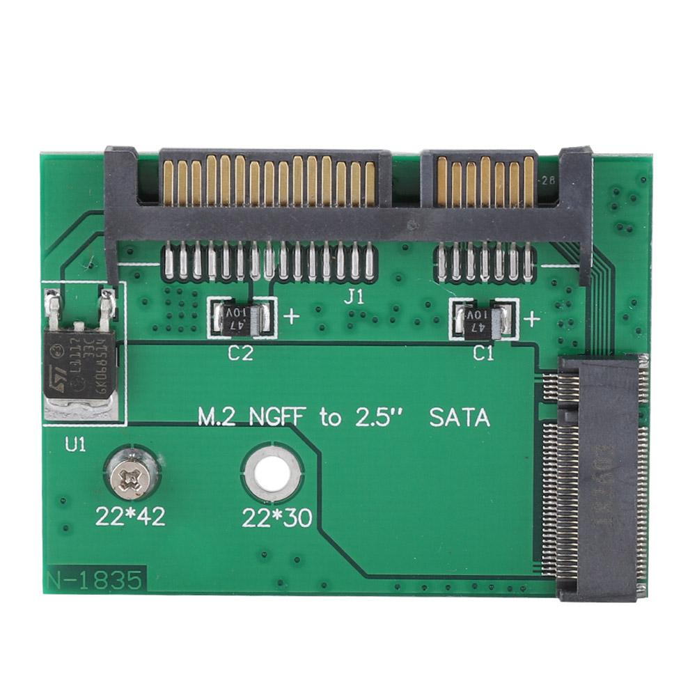 High Quality 2.5inch SATA3 NGFF To 2.5inch SATA Riser Card M2 NGFF Adapter