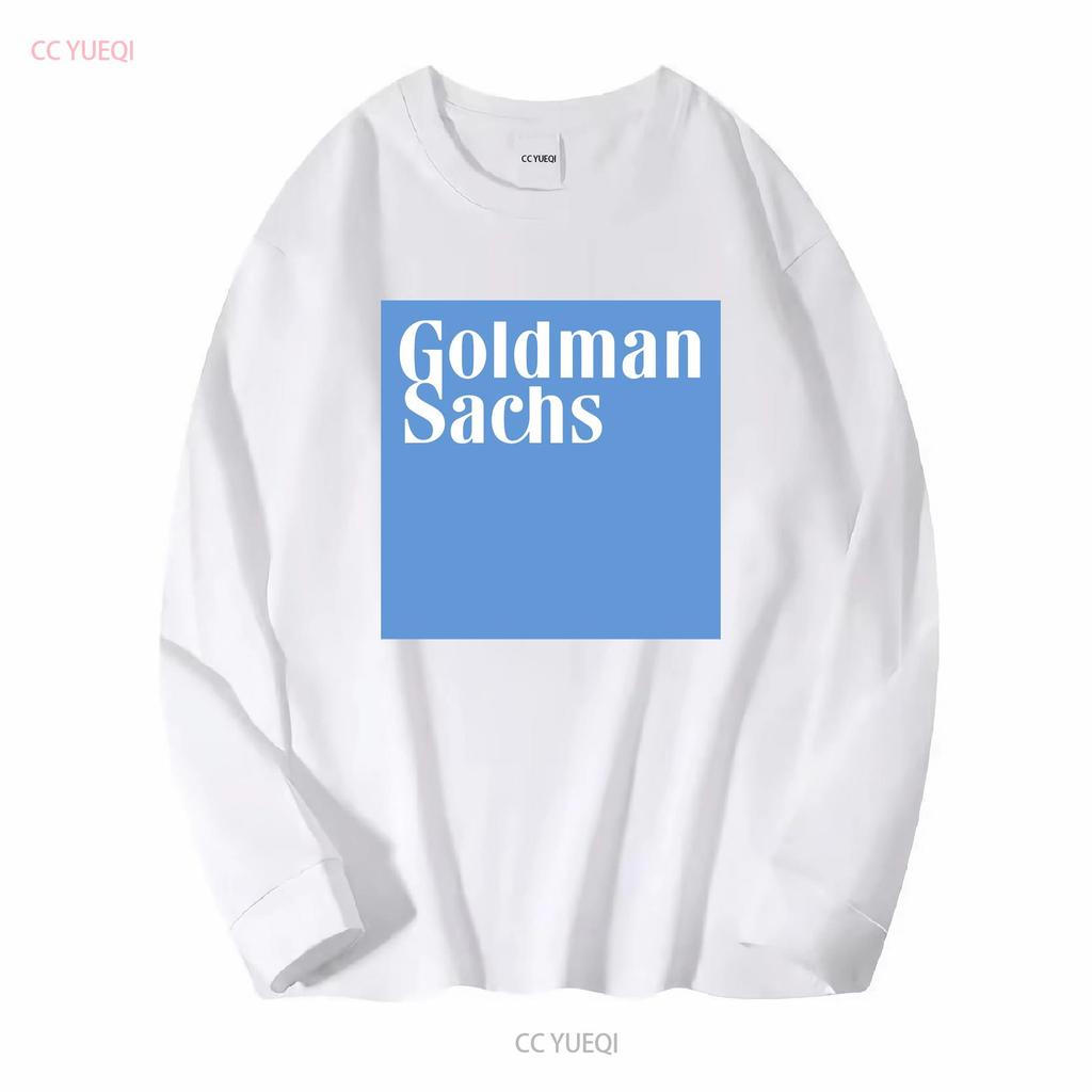 Goldman Sachs Logo T Shirt USA Size S XXL Long or Short Sleeves Vintage Washed Stylish Stretched Comfortable Versatile Graphic