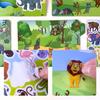 New Children Reusable Scene Cute Stickers DIY Puzzle Sticker Games Books Cartoon Animal Learning Cognition Toys For Kids Gift