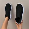 Fashion Women's Sneakers Flat Bottom Breathable High Quality Lightweight Socks Shoes Sleeve Mouth One Foot Stirrup Casual Shoes
