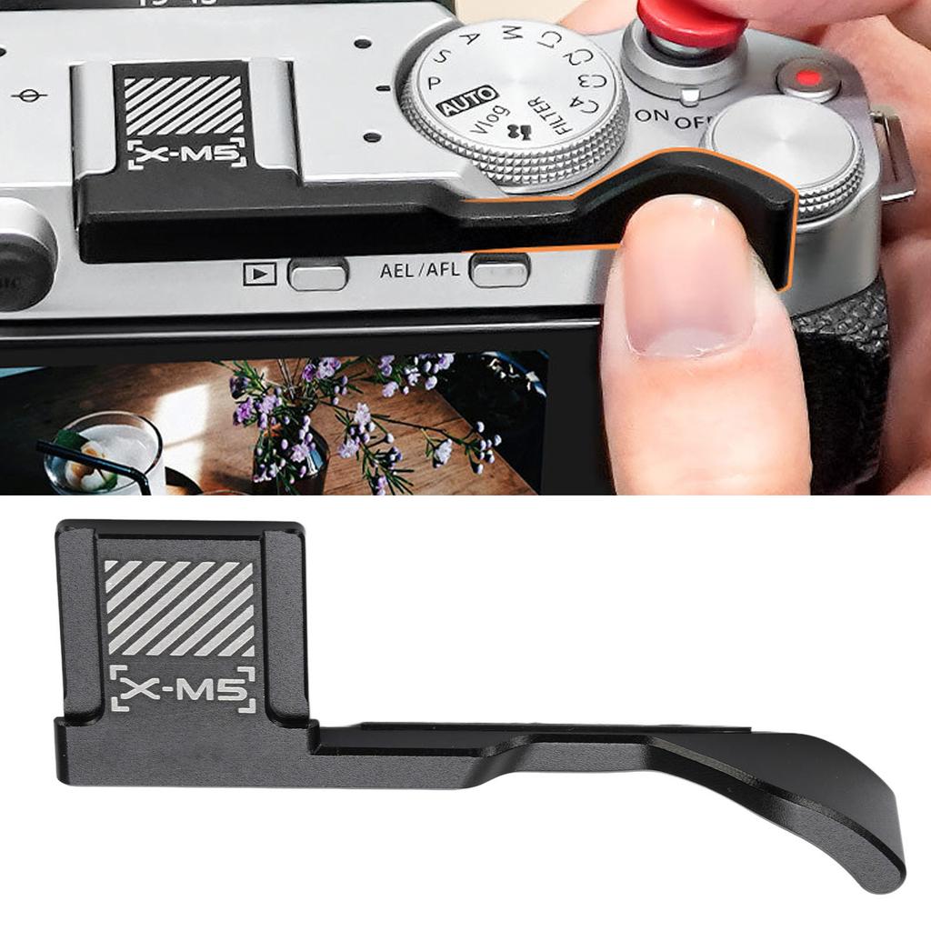 Daumengriff mit Blitzschuhabdeckung für XM5 Kamera Anti-Rutsch Aluminiumlegierung Daumen Hoch Handgriff mit Auslöser Fotografie Zubehör