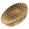 Ceramic Bar Soap Dish Gold Plated Finish Simple Elegant Design for Bathroom Sink Vanity Countertop Decorative Draining Soap