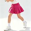 Mädchen Farbe Elastische Taille Sportlicher Rock mit Shorts für Sport, Spiel und Alltagsoutfits