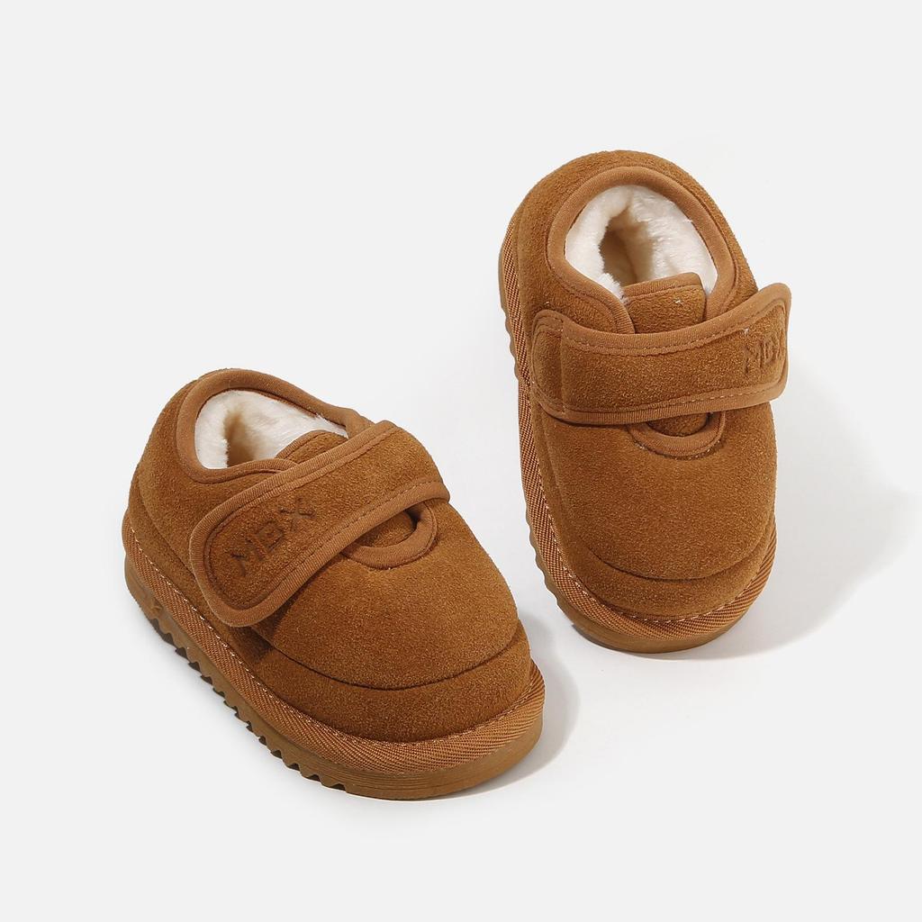 2025 Fleece-Lined Toddler Moccasins - Soft, Warm Winter Shoes with Thick Soles