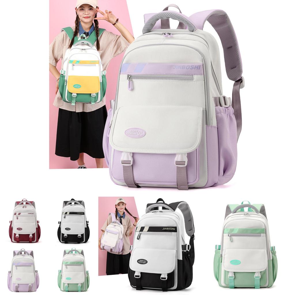 Spacious Lightweight Nylon Backpack For Middle School Students Stylish And Trendy
