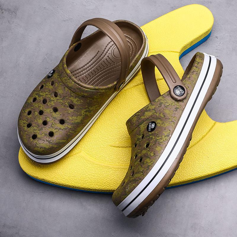 

Мужские сандалии Новые дышащие пляжные мужские туфли 5 Повседневные туфли Вьетнамки Оптом Sandalia Masculino Adulto 45 хаки