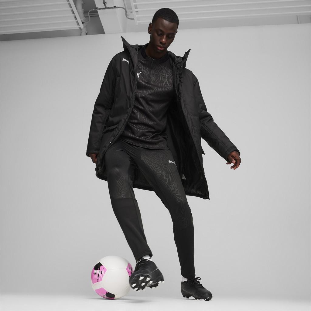 Puma TEAMFINAL WINTER Men's Hooded Jacket Black 65856903 Size XL