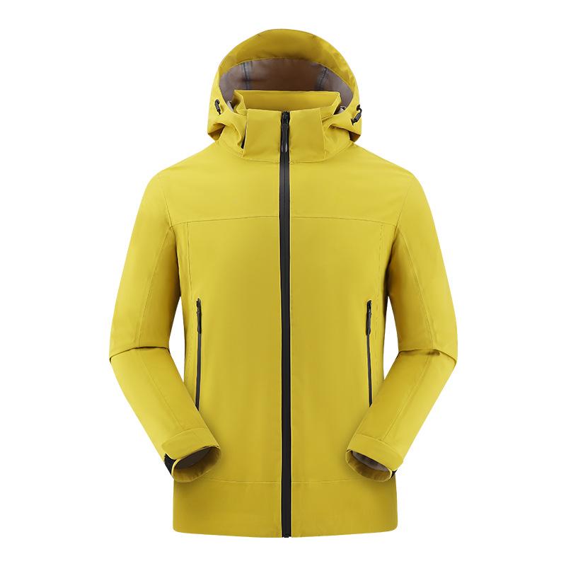 

Мужская водонепроницаемая ветрозащитная куртка-шелл с капюшоном и швами, запаянными термолентой M