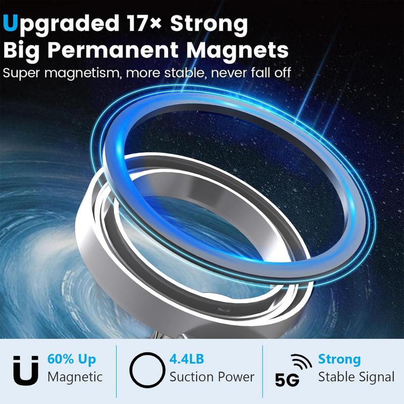Magnetic Phone Holder For Car Magnetic Car Phone Holder Mount Flexible Dashboard Windshield Car Phone Mount Sturdy Strong Magnet