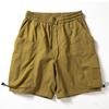 Pure Cotton Casual Japanese-Style Retro Wide-Leg Workwear Shorts