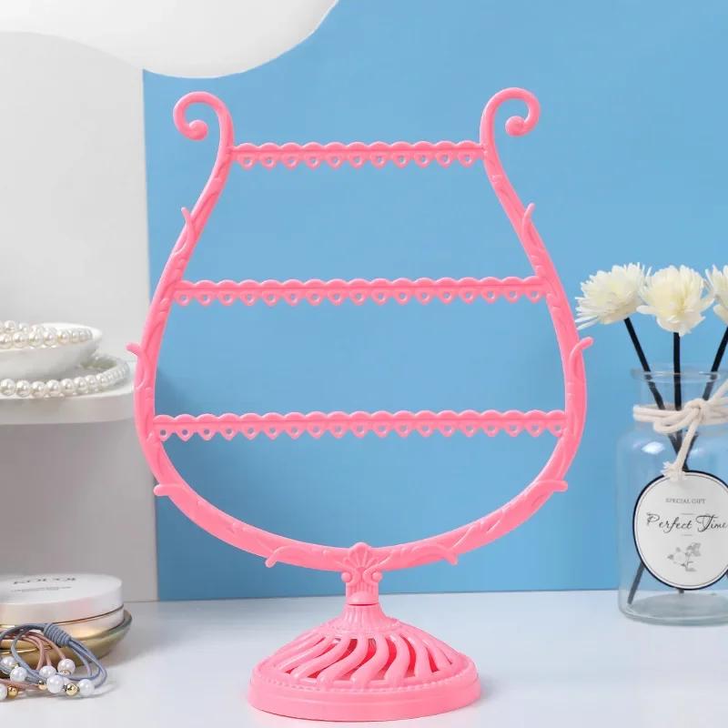 

Creative Wine Cup Shape Earrings Bracelet Jewelry Display Holder Ear Stud Stand Jewelry Organizer Antler Tree Display Stand Rack рожевий