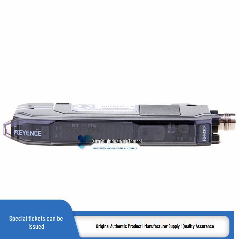 Keyence FS-N13CP PNP Digital Fiber Optic Sensor with M8 Connector