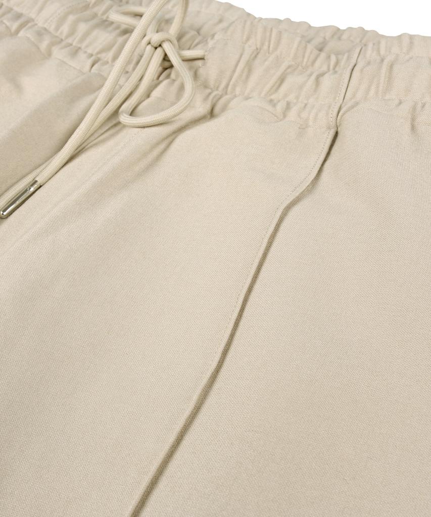 Nodeuyuumeon R/N Spandex Relaxed Elastic Waist Slacks [Beige]
