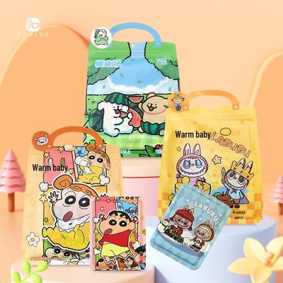Adorable Cartoon Self-Heating Baby Heat Pack - Cozy Cold Protection for Waist & Abdomen, Perfect for Students In Winter.