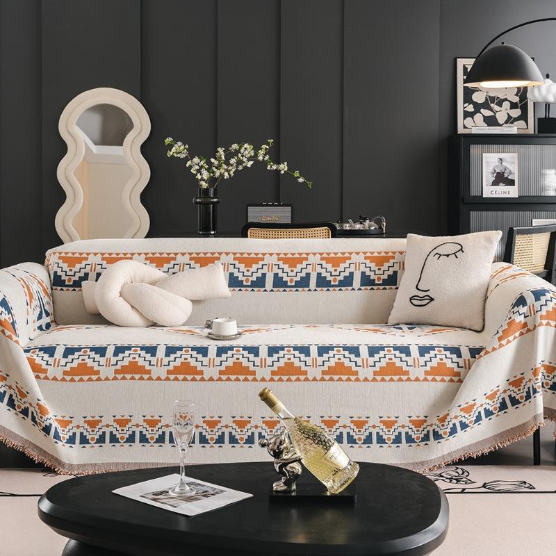 

Nordic style sofa towel full cover cloth camping blanket sofa cushion cover towel all-inclusive for all seasons sofa cover cover cloth 30 * 50 waist pillowcase without core