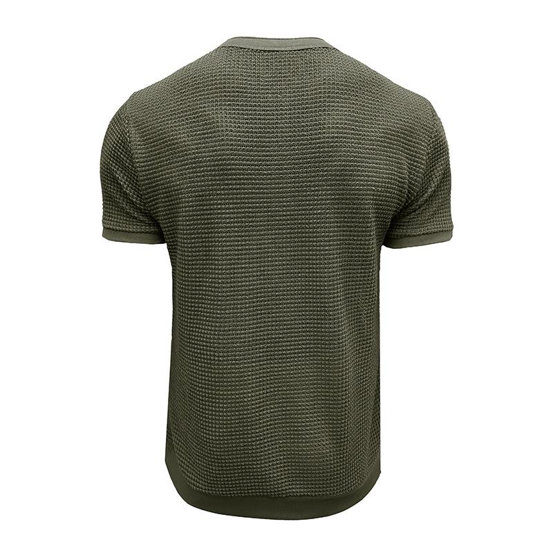 Camisetas Henley de manga corta para hombre, camisetas de verano con botones, camisetas básicas informales, camisetas lisas, camisetas suaves y cómodas, camisetas clásicas de corte deportivo para hombre