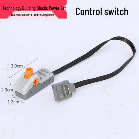 Compatible Lego M-Size Motor Power Set: Mechanical Building Blocks, Technology Accessories, Remote Control, 5 Battery Box