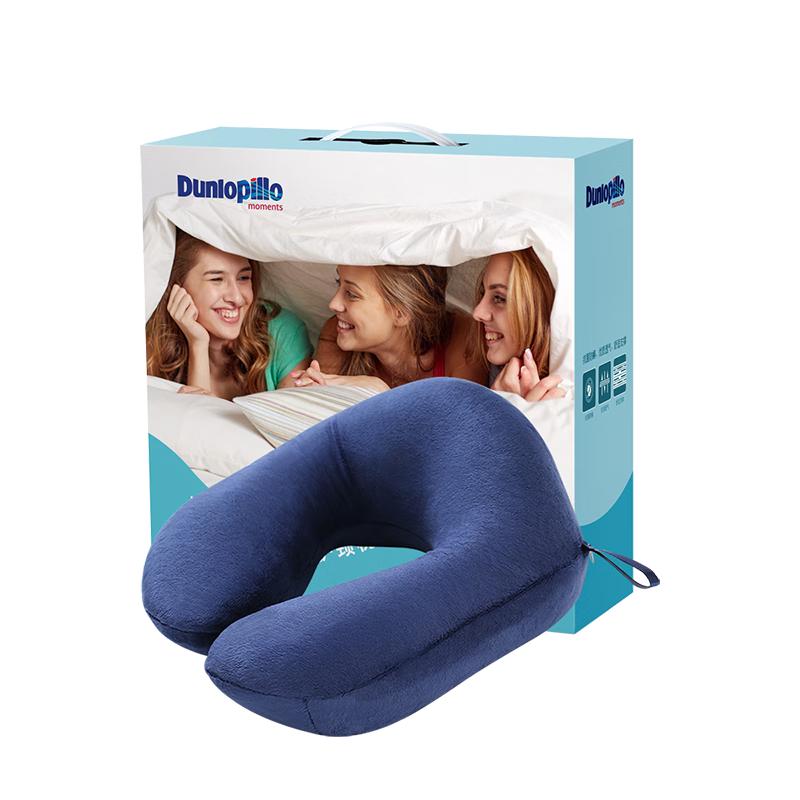 Dunlopillo U-shaped Latex Neck Pillow синий