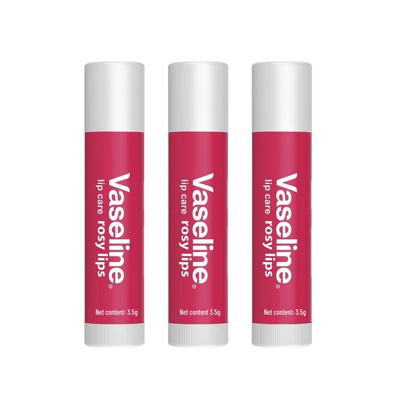 

Вазелин Питательный бальзам для губ с ароматом розы, 3 шт.