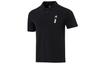 Polo Shirts Men's Black Polo Collar Moderate Straight Fit HE5164