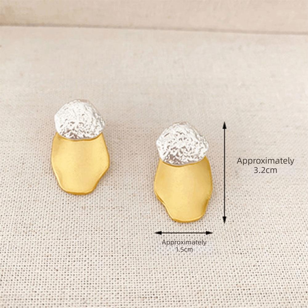 Fashion Women's Earrings Personalize Ear Studs Irregular Texture Earrings  Jewelry Ear Accessories