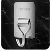 1Pc Super Viscose Non-punching Non-marking Adhesive Hook Hook Hook, Bathroom Kitchen Door Wall Hanging Clothes Paste Stainless Steel Hook