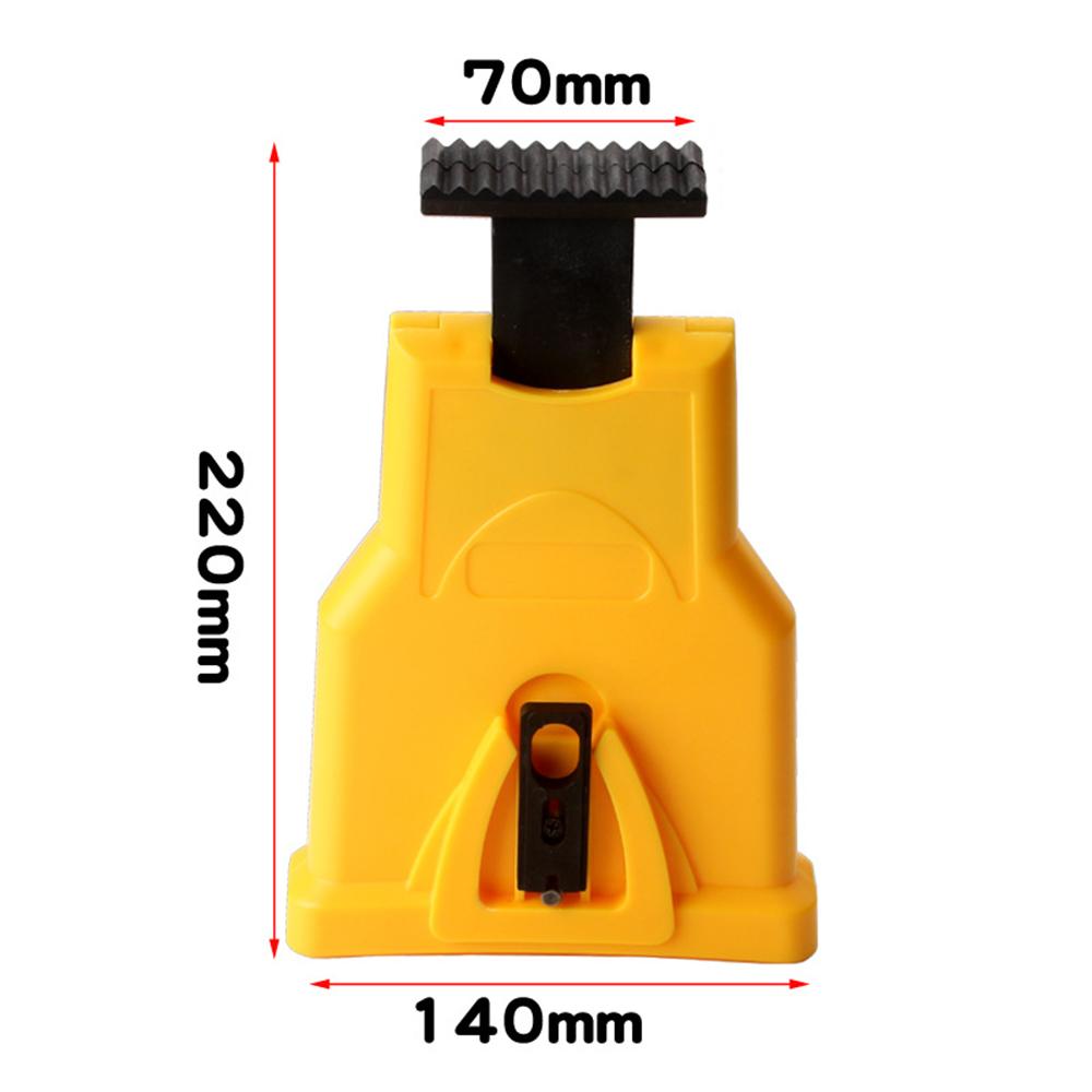 

New Chainsaw Teeth Sharpener w/4pcs Grindstones For 14/16/18/20 Inch Two Holes Chain