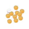 12MM Resin Flat Round AB Finish Cabochons Druzy Charms Flatback Colored Druzy Resin Cabochon Jewelry Making Supplier