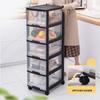 JEKO&JEKO 6-Tier Rolling Kitchen Storage Cart