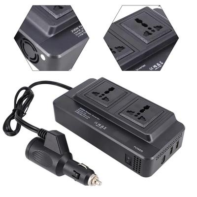 6 In1 Car Inverter 18A DC12V Powerful 200W Output AC220V Smart LCD Display Equipped With Built-in Fuses And Multiple Protective