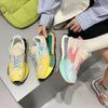 New Color Matching Sneakers Women Shoes Casual Shoes Lace-up Woman Flat with Ladies Shoes Women Sneakers