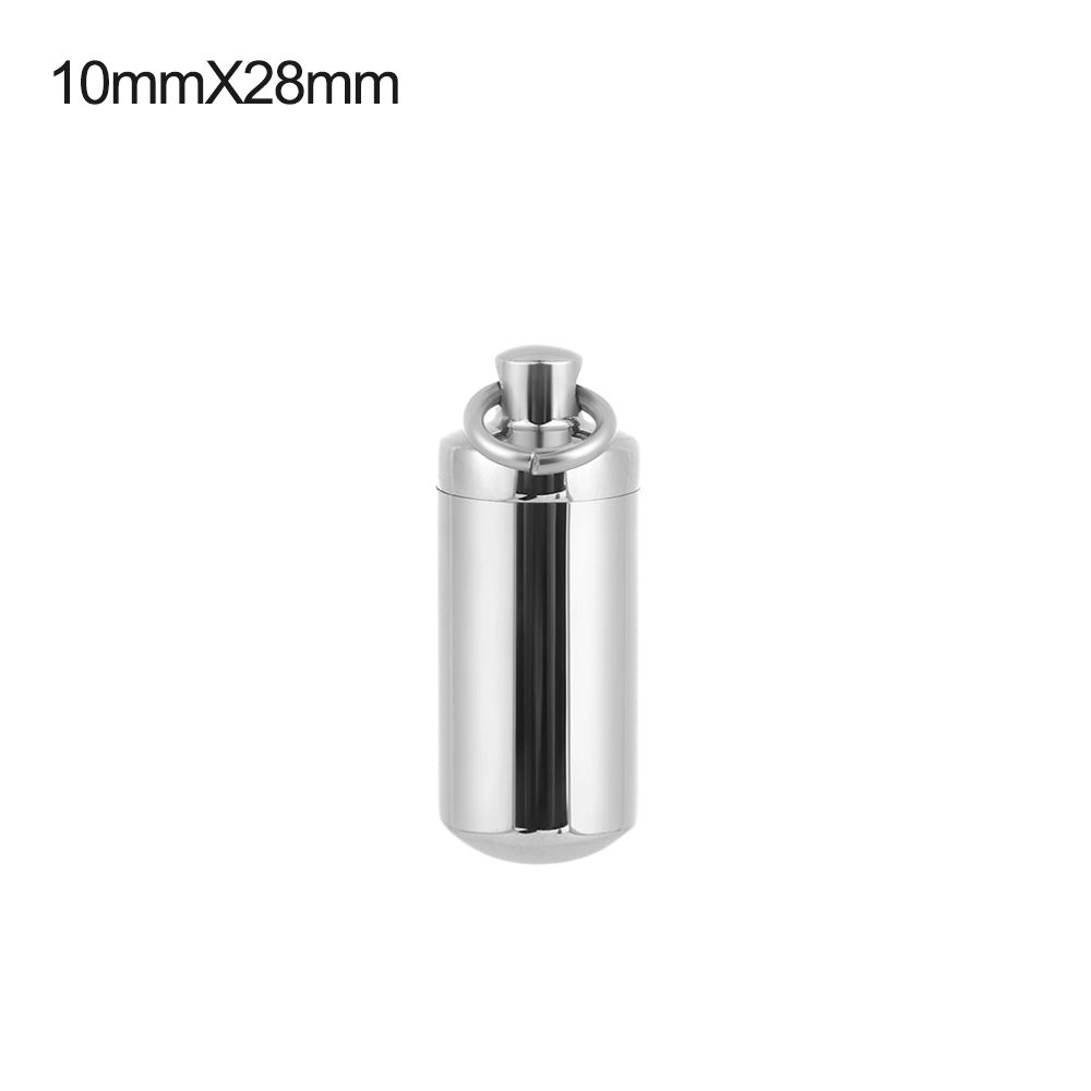Charm Pill Case Aromatherapy Jewelry Perfume Vial Pendant Wishing Bottle Cylinder Tube Ashes Urn