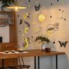 Tj7544 Hand-Painted Bohemian Style Bronzing Wall Sticker Decoration Living Room Bedroom Background Self-Adhesive Wall Sticker
