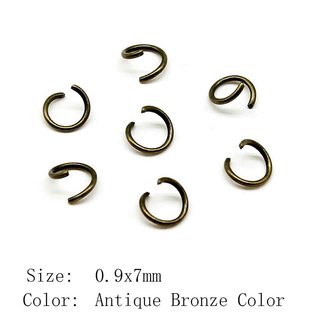 Wedding Anniversary Jewelry Materials Open Jump Rings 5 Colors 6 Sizes Accessories Parts Souvenir Accessories Parts