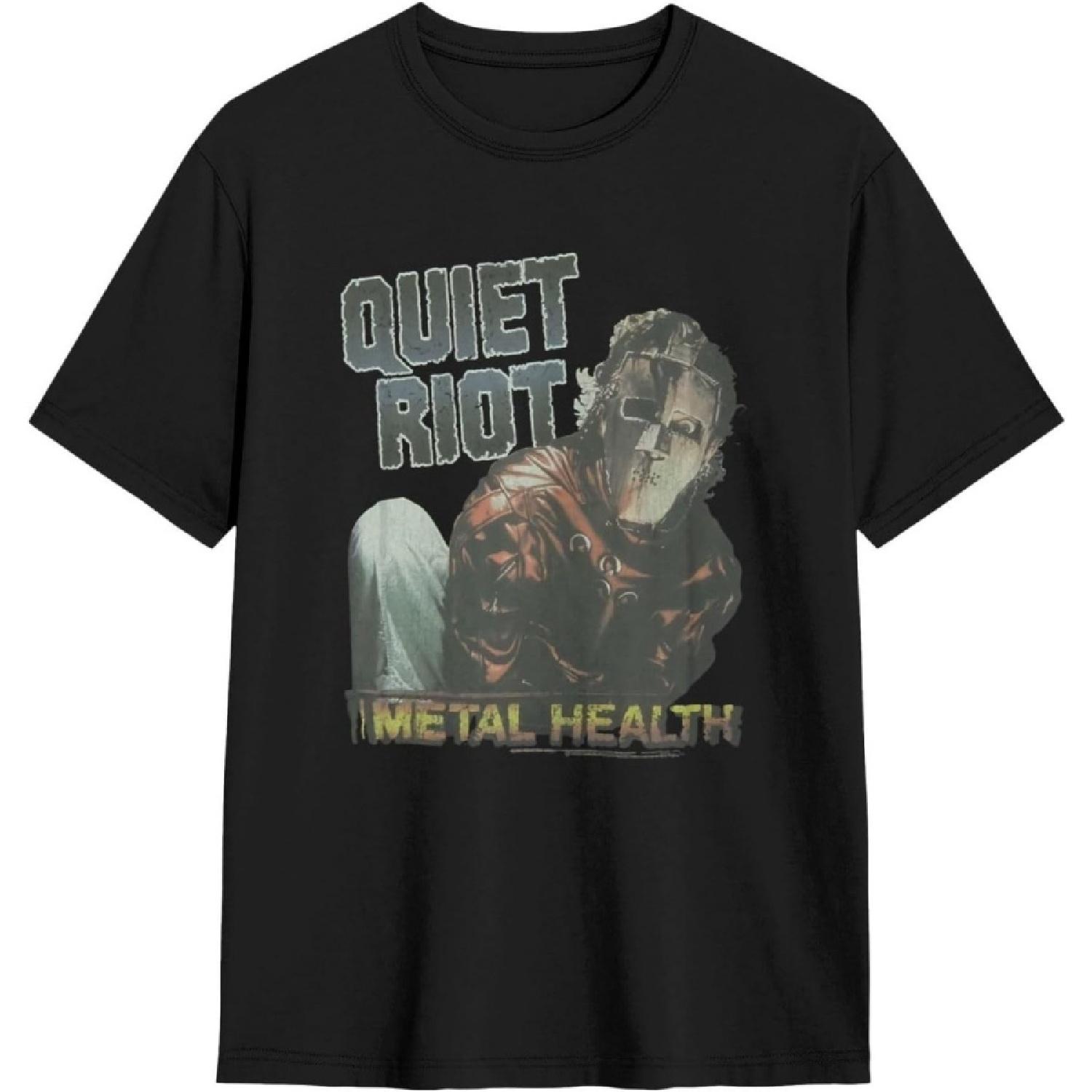 JOISOMI Short Sleeve T-Shirt Quiet Riot Casual Shirts Crew Neck T-Shirt Athletic Shirts S