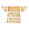 Wooden Tool Organizer with Screwdriver and Scissor Rack