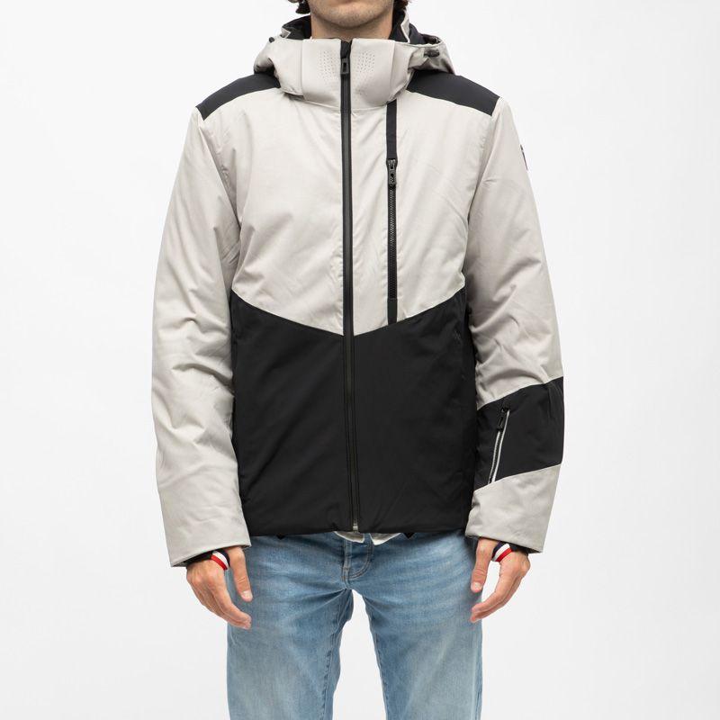 Men's ROSSIGNOL Two-zip Ski Jacket with Two-tone Hood