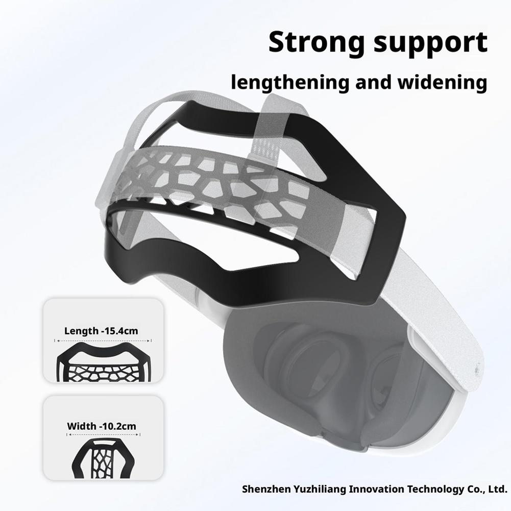 Head Strap for Quest 3 Soft TPU Elite Strap Back Pad VR Accessories For Meta Quest 2 / Vision Pro Reduce Head Pressure Accessory