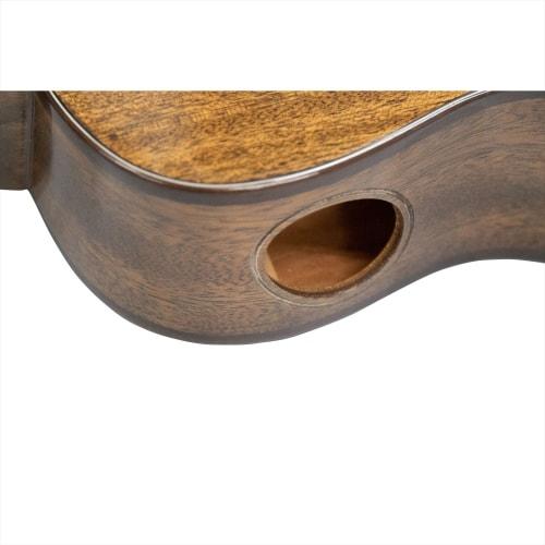 Kai Ukulele KC-100G-BK Concert Size Ukulele (with Case), Dark Brown, Inspected in Japan