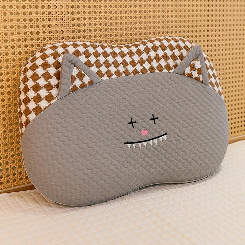 Frog Rabbit Cat Bear Plush Back Cushion Pillow Bedroom Decoration Cartoon Gift