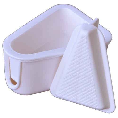 Use Co., Ltd. Pointed Rice Ball Mold, Anything Goes!, with Deco Boat, White