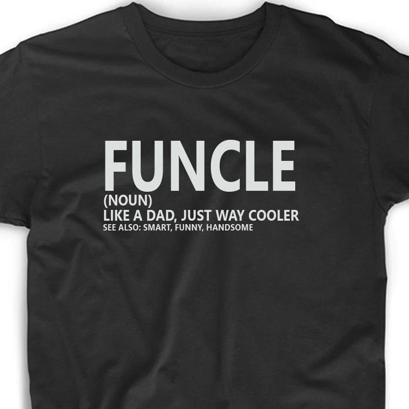 Funcle Definition T Shirt Tee Uncle Brother Nephew Niece Fun Uncle Funny Family M