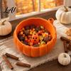Kitchen Fruit Washing Bowl Halloween Swirl Bowl Ghost Center Berry Wash with 360 Degree Rotating Vortex Decor Spin Function PLA Strainer Basket for