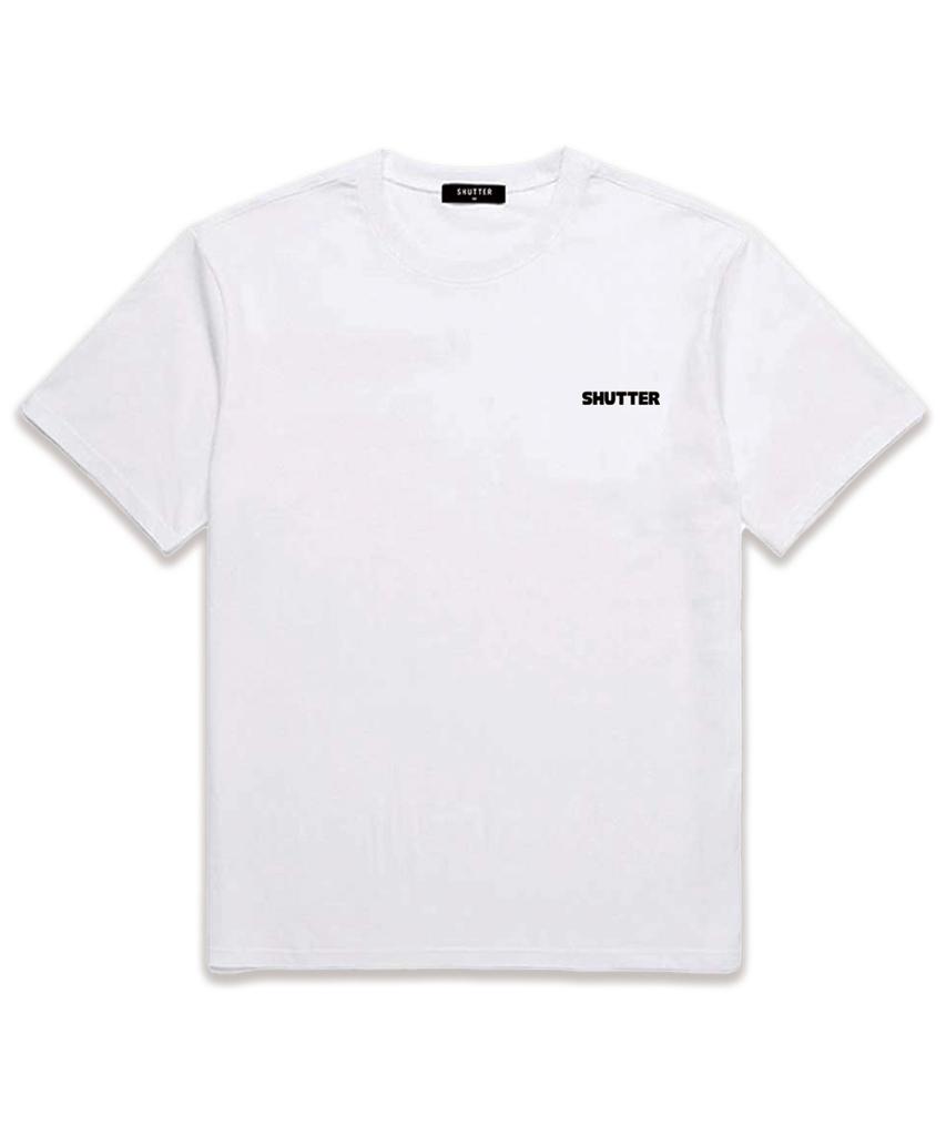 SHIRTER Bellis Logo Oversized Short Sleeve T-Shirt (Ss019) White